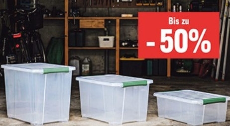 Bis zu 50 % Rabatt auf Aufbewahrungsboxen bei Jumbo von diversen Marken wie Utz, Rotho u. v. m.