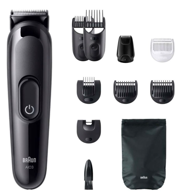 Braun AIO3560 All-in-One-Trimmer (14 Längeneinstellungen, 50 Min. Akkulaufzeit) bei fnac