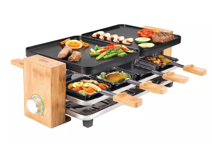 Koenig Bamboo 8 Raclettegrill für 8 Personen zum Toppreis bei nettoshop