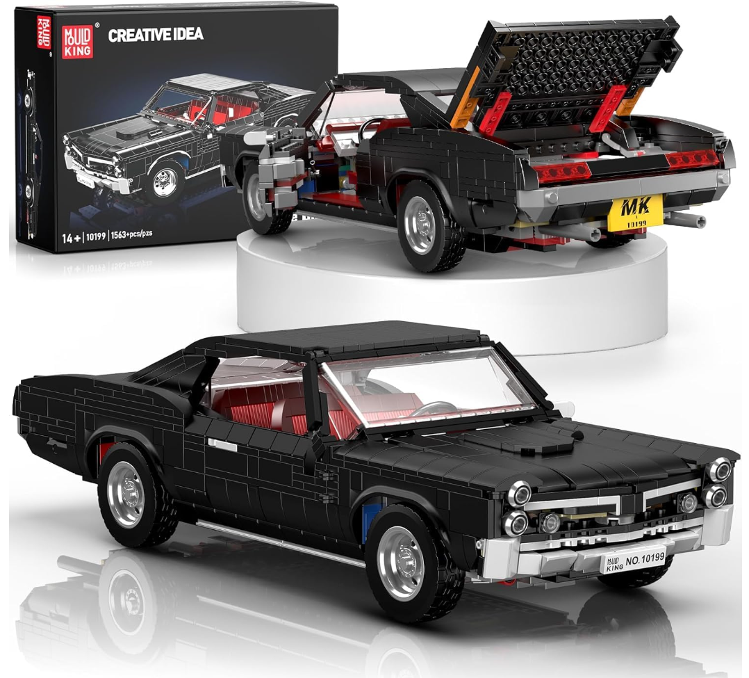 Mould King 10199 Vintage-Sportwagen (1563 Teile, Klemmbausteine, Retro-Cabrio) bei Amazon zum Bestpreis