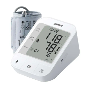 Yuwell YE670A Oberarm-Blutdruckmessgerät (LCD-Display, 2 Benutzer, Pulsmessung) bei nettoshop