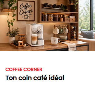 Coffee Corner: Bis zu -64% auf Kaffeemaschinen & Zubehör bei Conforama