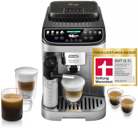 De’Longhi Magnifica Evo Next Kaffeevollautomat (13 One-Touch-Rezepte & Touchdisplay) bei Amazon