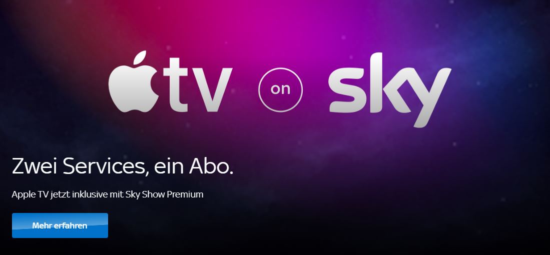 Sky Streaming-Plattform für Serien und Filme NEU Gratis Apple TV+