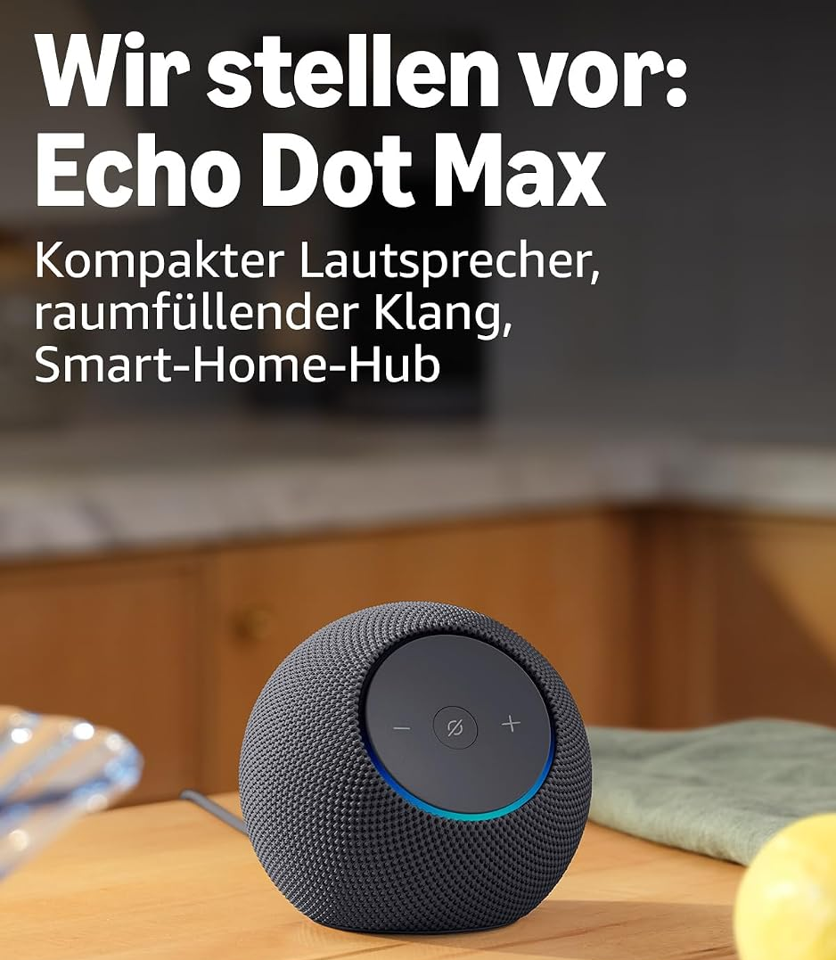 Amazon Echo Max Lautsprecher mit integriertem Thread Border Router zum neuen Bestpreis