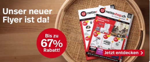 nettoshop Rabattaktion – Bis zu 67% Rabatt auf Herbstangebote