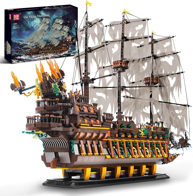 Mould King 13197 Piratenschiff «Flying Dutchman» (4’364 Klemmbausteine) zum neuen Bestpreis bei Amazon
