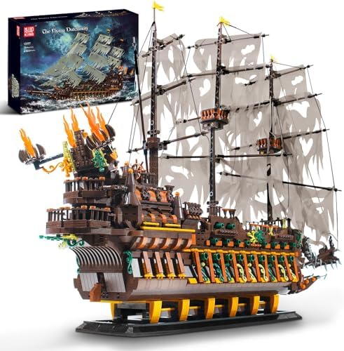 Mould King 13197 Piratenschiff-Klemmbausteine der Flying Dutchman (4364 Teile) bei Amazon zum neuen Bestpreis