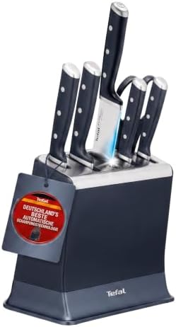Tefal EverSharp Pro 6-teiliges Messerset mit selbstschärfendem Messerblock bei Amazon