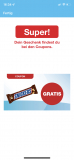 Gratis Produkte auf der Kiosk App