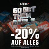 20% auf (fast) alles bei Snipes ohne Mindestbestellwert