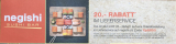 Negishi: 20.- CHF Rabatt im Lieferservice (nur für registrierte Kunden) - MBW 50.-