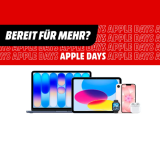 Nur noch heute! Apple Days bei MediaMarkt