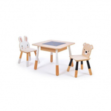 TENDER LEAF TOYS Kindertisch- & Stuhlset (Hase & Bär) bei Microspot