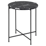 15% Rabatt auf Bettwaren & Möbel bei microspot, z.B. Beistelltisch Creative Living Avila aus Marmor inkl. Lieferung