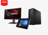 20% Rabatt auf ausgewählte Asus Produkte -  Monitore/Laptops/PCs zu tiefen Preisen!