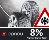 e-pneu: 8% Rabatt auf alle Reifen und Felgen