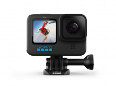 GoPro Hero 10 ohne Zubehör bei melectronics resp. mit Enduro-Akku, microSD-Karte im GoPro Shop