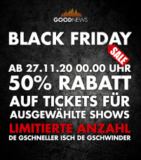 Ankündigung: Good News Black Friday Sale
