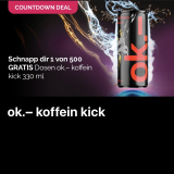 Gratis Energy Drink bei Avec und K Kiosk