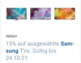 15% auf ausgewählte Samsung TV bei Digitec