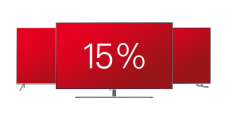 15% Rabatt auf Samsung-TVs bei digitec bis 22.10.