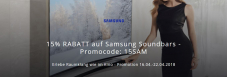 15% Aktion auf Samsung Soundbars bei Microspot z.B. HW-K850
