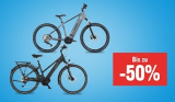 Nur noch heute – bis zu 50% Rabatt auf Velos und E-Bikes bei Jumbo, z.B. 50cm Citybike für 157.40 Franken