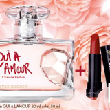 Parfum Oui à l’amour bei Yves Rocher von CHF 60.- auf CHF 37.90 reduziert plus gratis Lippenstift