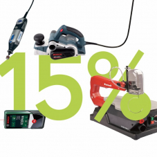 15% auf Maschinen und Elektrowerkzeuge bei Galaxus, z.B. Bosch EasyCut 12 - mit Akku/Ladegerät für CHF 149.60 statt CHF 176.-