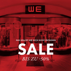 Bis zu 50% auf ausgewählte Artikel bei WE Fashion, z.B. Damen-Top mit glänzender Vorderseite für CHF 30.- statt CHF 54.95
