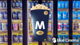 Popcorn Medium 50% – blue Cinema