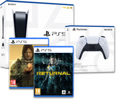 Playstation 5 / PS5 im Bundle mit Death Stranding + Returnal + 2. Controller (oder anderes Bundle) bei CeDe zum fairen Preis - sofort lieferbar