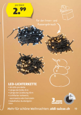 LED-Lichterkette 80 LED bei Aldi