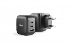 Nur heute - Minix Neo P1 GaN-Ladegerät (2x USB-C, 1x USB-A, 66W) bei MediaMarkt inkl. gratis Lieferung