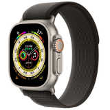 (Refurbished) Apple Watch Ultra GPS & Cell., 49mm, Titanium, Trail Loop S/M, schwarz/grau