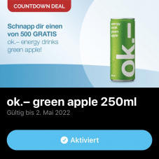 Gratis ok.- Energy Drink im k kiosk