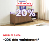 Meubles Baita: -20% auf Designmöbel bei Conforama – Nur online