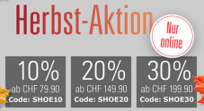 Ochsner Shoes: 10% ab 79.90 / 20% ab 149.90 / 30% ab 199.90 CHF