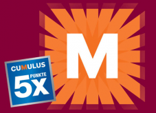 [Zürich] 5x cumulus Punkte im Glatt am Sonntag 25.11.2018 in melectronics und Migros Supermarkt