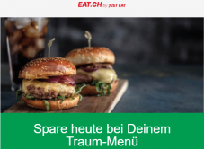 15% Rabatt auf die nächste Bestellung bei EAT.CH (nur Heute)