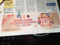 10% Rabatt bei Migros Marktgasse Bern 5.-7.12.2019