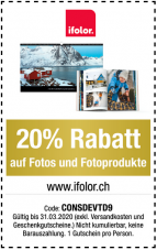 Ifolor: 20% Rabatt auf Fotos und Fotoprodukte
