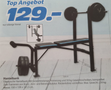 Hantelbank bei Landi