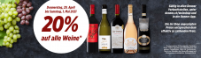 20% auf alle Weine im Denner (ausser Schaumweine und Bordeaux)