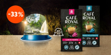 Cafe Royal: 33% Rabatt auf alle Nespresso kombatiblen Kapseln (kombinierbar mit dem 8 Franken Rabatt ab CHF 40.-)
