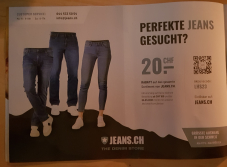 Jeans.ch CHF 20.- Rabatt ab CHF 100.-