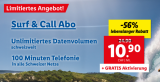Lidl Connect - Surf & Call Abo für 10.95 unlimitiertes Internet CH
