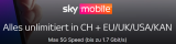 Sky Mobile Europe + (alles unlimitiert in CH + EU/UK/USA/KAN, Salt Netz, gratis Aktivierung)