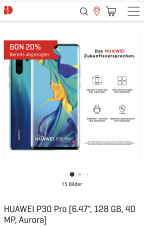 Huawei P30 Pro bei Interdiscount